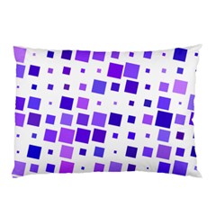 Square Purple Angular Sizes Pillow Case by HermanTelo