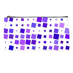 Square Purple Angular Sizes Pencil Cases by HermanTelo