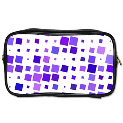 Square Purple Angular Sizes Toiletries Bag (one Side)