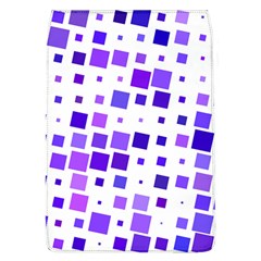 Square Purple Angular Sizes Removable Flap Cover (l) by HermanTelo