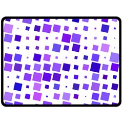 Square Purple Angular Sizes Double Sided Fleece Blanket (large)  by HermanTelo