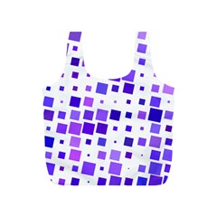 Square Purple Angular Sizes Full Print Recycle Bag (s)