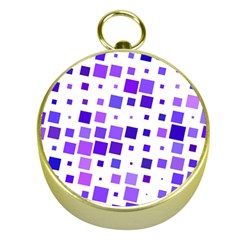 Square Purple Angular Sizes Gold Compasses