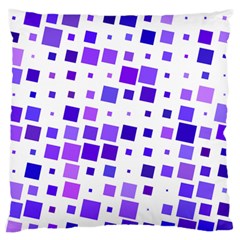 Square Purple Angular Sizes Standard Flano Cushion Case (one Side)