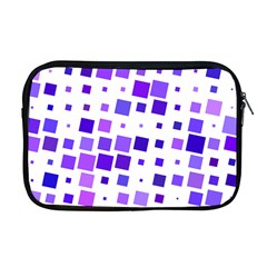 Square Purple Angular Sizes Apple Macbook Pro 17  Zipper Case