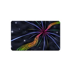 Stars Space Firework Burst Light Magnet (name Card)