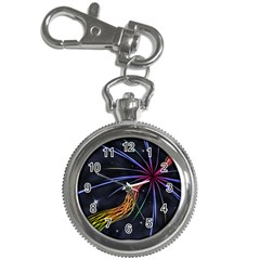 Stars Space Firework Burst Light Key Chain Watches by HermanTelo