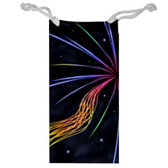 Stars Space Firework Burst Light Jewelry Bag by HermanTelo