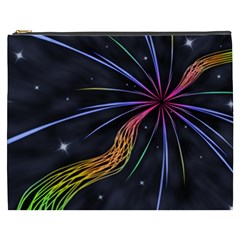 Stars Space Firework Burst Light Cosmetic Bag (xxxl) by HermanTelo