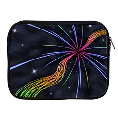 Stars Space Firework Burst Light Apple Ipad 2/3/4 Zipper Cases by HermanTelo