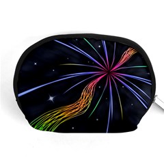 Stars Space Firework Burst Light Accessory Pouch (medium)