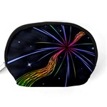 Stars Space Firework Burst Light Accessory Pouch (Medium) Back