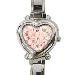 Watercolour Watercolor Paint Ink Heart Italian Charm Watch by HermanTelo