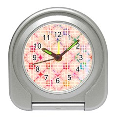 Watercolour Watercolor Paint Ink Travel Alarm Clock