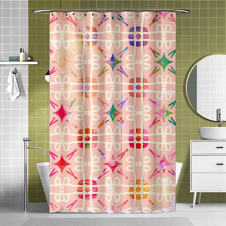 Watercolour Watercolor Paint Ink Shower Curtain 48  x 72  (Small) 