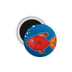 Sketch Nature Water Fish Cute 1 75  Magnets by HermanTelo