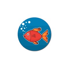 Sketch Nature Water Fish Cute Golf Ball Marker (10 Pack)