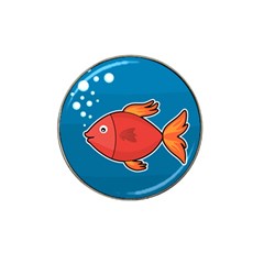 Sketch Nature Water Fish Cute Hat Clip Ball Marker (4 Pack)