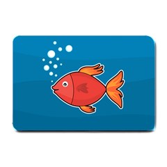 Sketch Nature Water Fish Cute Small Doormat 