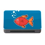 Sketch Nature Water Fish Cute Memory Card Reader with CF Front