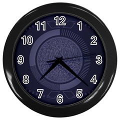 Technology Eye Wall Clock (black) by HermanTelo