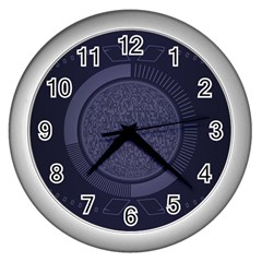 Technology Eye Wall Clock (silver) by HermanTelo