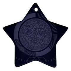 Technology Eye Star Ornament (two Sides)