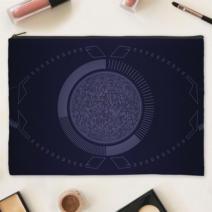 Technology Eye Cosmetic Bag (XXXL)