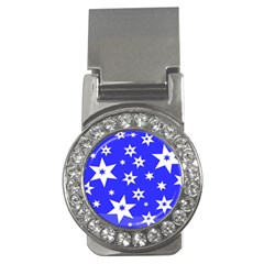 Star Background Pattern Advent Money Clips (cz) 