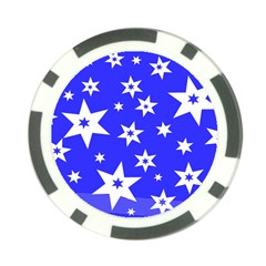 Star Background Pattern Advent Poker Chip Card Guard