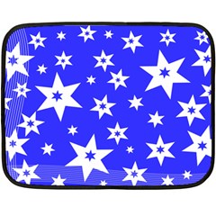 Star Background Pattern Advent Double Sided Fleece Blanket (mini) 