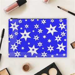 Star Background Pattern Advent Cosmetic Bag (large)