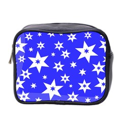 Star Background Pattern Advent Mini Toiletries Bag (two Sides) by HermanTelo