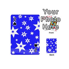 Star Background Pattern Advent Playing Cards Double Sided (mini)