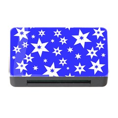 Star Background Pattern Advent Memory Card Reader With Cf