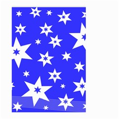 Star Background Pattern Advent Small Garden Flag (two Sides) by HermanTelo