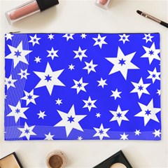 Star Background Pattern Advent Cosmetic Bag (xxl)