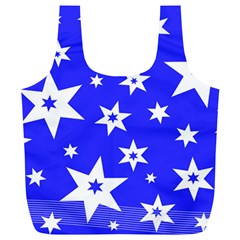 Star Background Pattern Advent Full Print Recycle Bag (xl) by HermanTelo