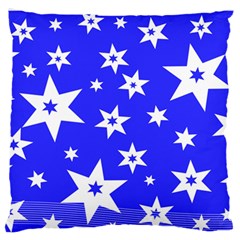 Star Background Pattern Advent Standard Flano Cushion Case (two Sides)