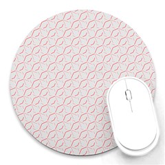 Wallpaper Abstract Pattern Graphic Round Mousepads by HermanTelo