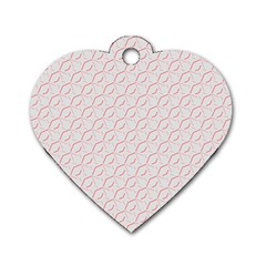 Wallpaper Abstract Pattern Graphic Dog Tag Heart (two Sides)