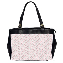 Wallpaper Abstract Pattern Graphic Oversize Office Handbag (2 Sides)