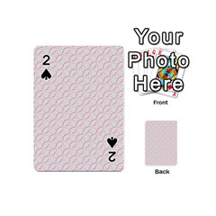 Wallpaper Abstract Pattern Graphic Playing Cards Double Sided (mini)