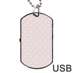 Wallpaper Abstract Pattern Graphic Dog Tag Usb Flash (one Side)