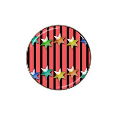 Star Christmas Greeting Hat Clip Ball Marker (10 Pack) by HermanTelo