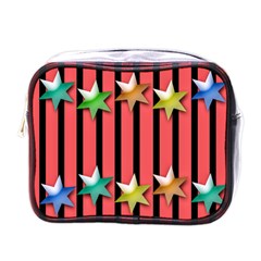 Star Christmas Greeting Mini Toiletries Bag (one Side) by HermanTelo