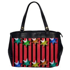 Star Christmas Greeting Oversize Office Handbag by HermanTelo