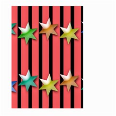 Star Christmas Greeting Large Garden Flag (two Sides) by HermanTelo