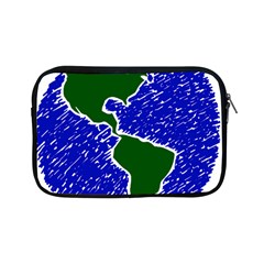 Globe Drawing Earth Ocean Apple Ipad Mini Zipper Cases by HermanTelo