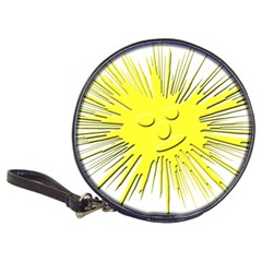 Smilie Sun Emoticon Yellow Cheeky Classic 20-cd Wallets by HermanTelo